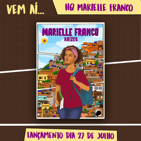 Lançamento da HQ Marielle Franco - Raízes - Divulgação
