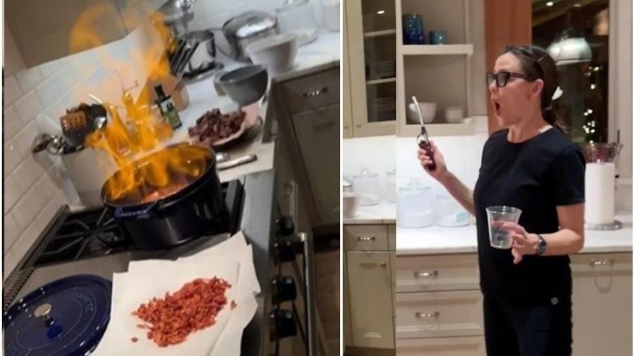 Jennifer Garner quase incendiou a cozinha ao preparar a ceia - Reprodução: Instagram