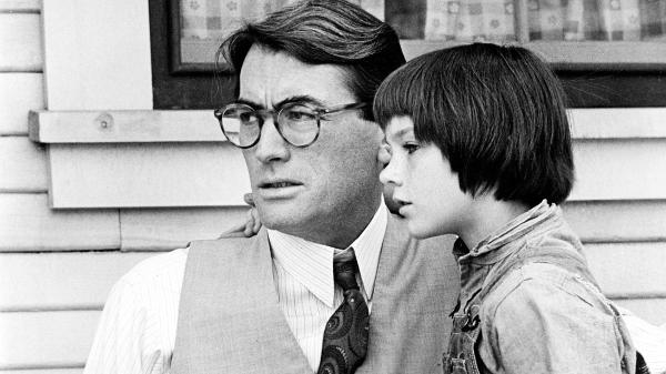 Gregory Peck e Mary Badham são pai e filha em Gregory Peck e Mary Badham são pai e filha em