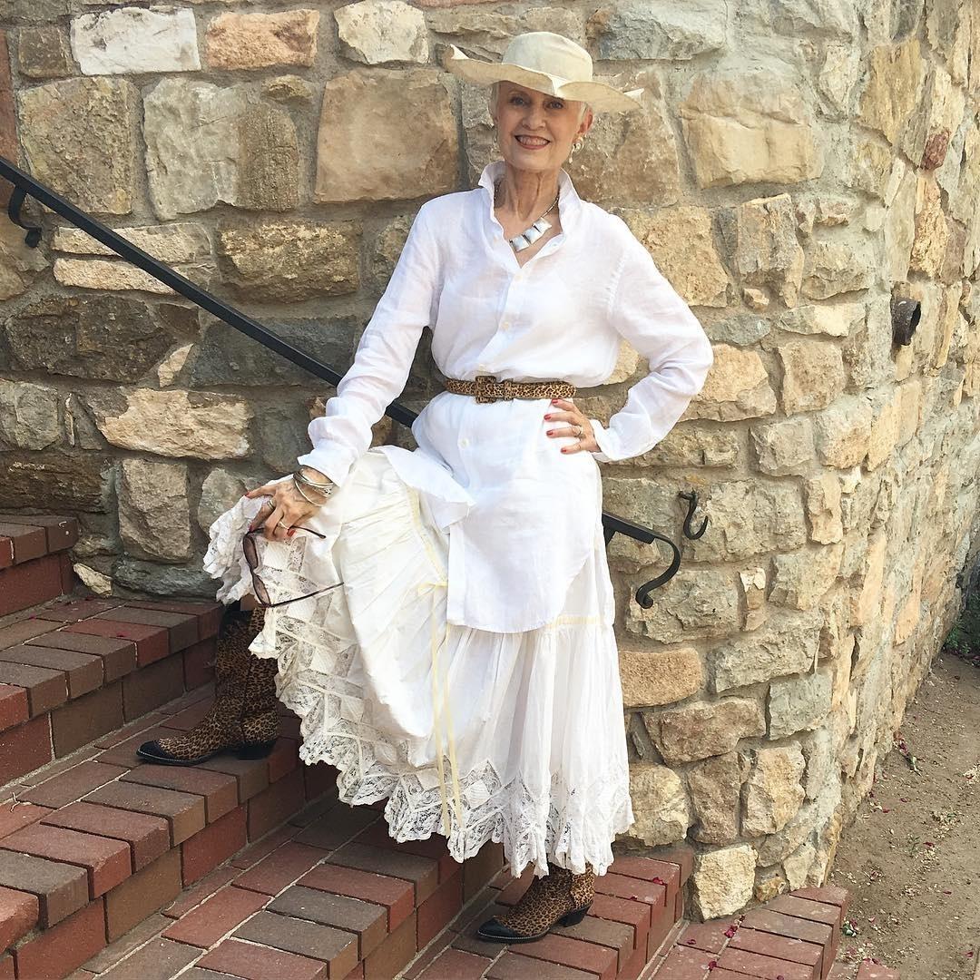 Judith Boyd, de 73 anos, blogueira do "The Style Crone" - Reprodução/Instagram/stylecrone