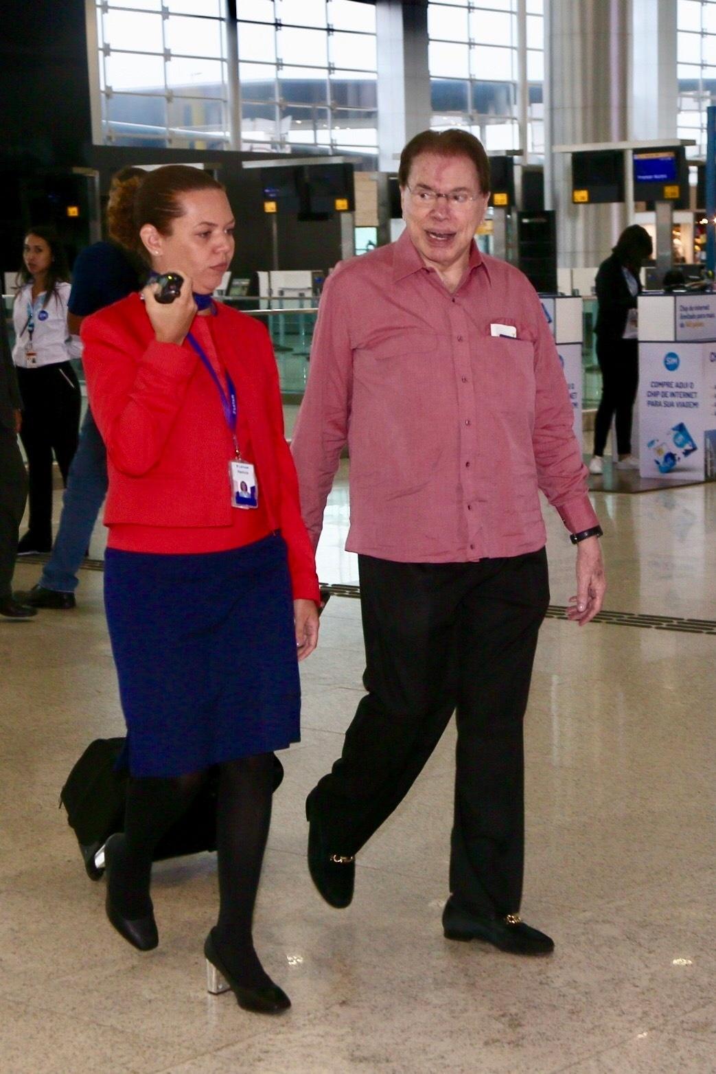 Silvio Santos embarca para férias nos Estados Unidos - Manuela Scarpa/Brazil News