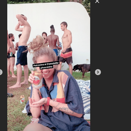 Chay Suede também estava na festa - Reprodução/Instagram/@ggrafolin - Reprodução/Instagram/@ggrafolin