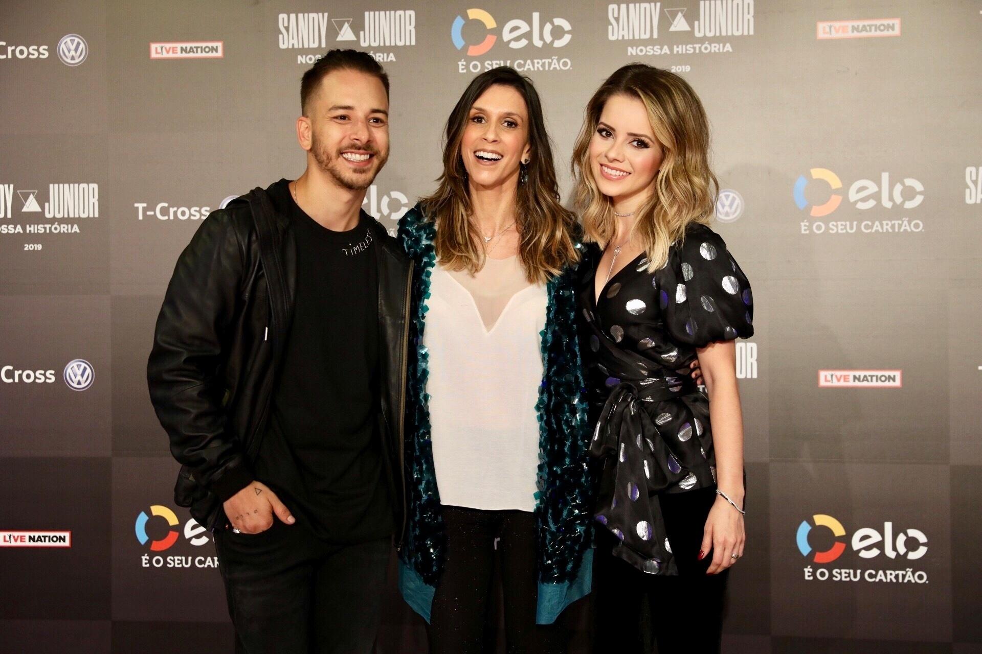 Sandy e Junior reuniram a imprensa hoje, no Allianz Parque, em São Paulo, para anunciar a turnê de reunião Nossa História - Mariana Pekin/UOL
