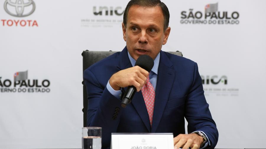Governador de São Paulo concedeu entrevista coletiva hoje (25)  - Murilo Góes/UOL