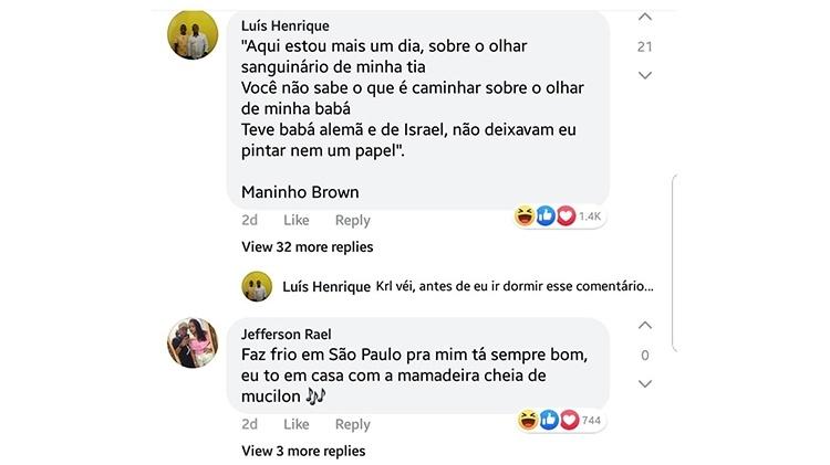 05 - Facebook/Reprodução - Facebook/Reprodução