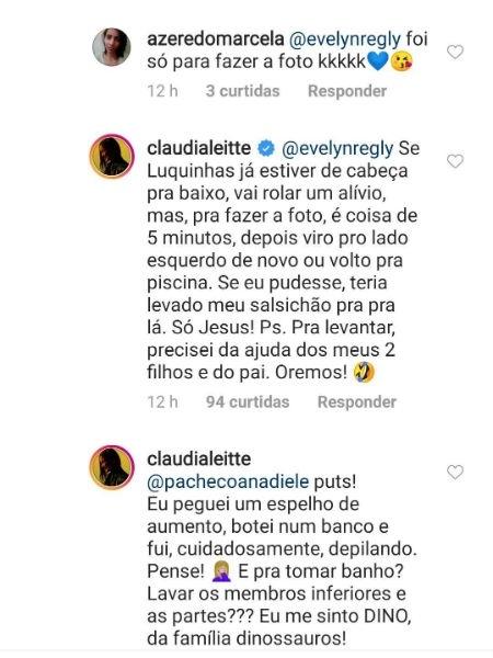 Claudia Leitte responde seguidores - Reprodução/Instagram - Reprodução/Instagram