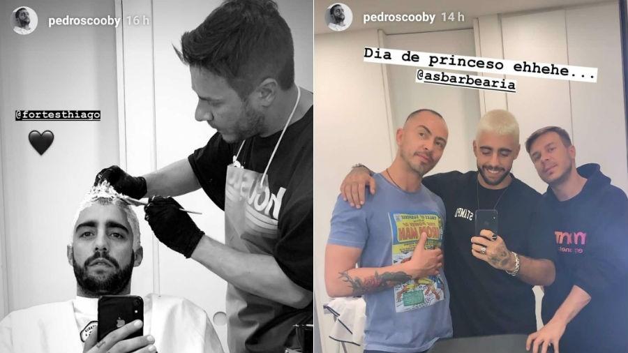 Pedro Scooby pinta os cabelos - Reprodução/Instagram