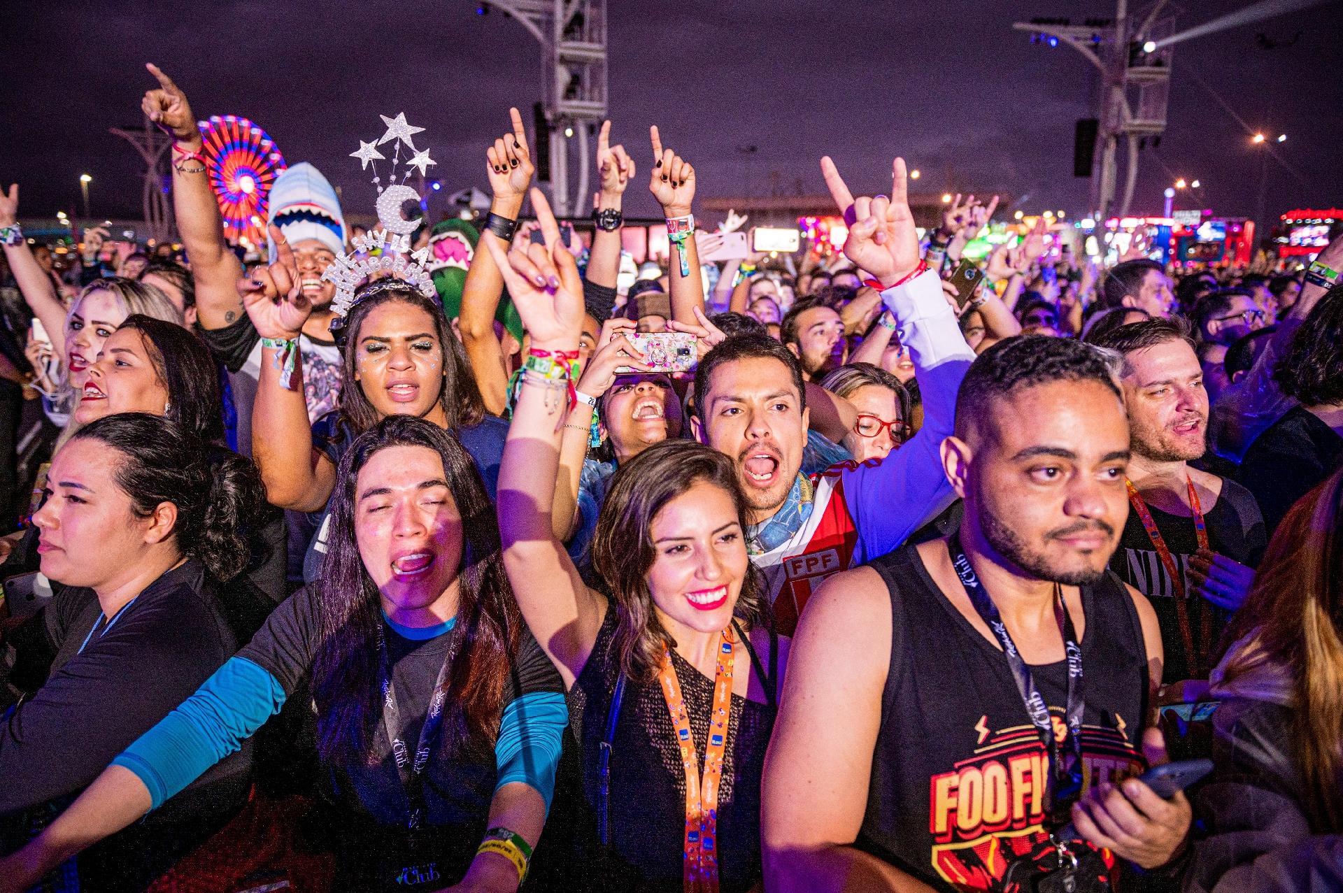 CPM 22 e Raimundos se apresentam no palco Mundo do Rock in Rio 2019 - Renan Olivetti/Divulgação