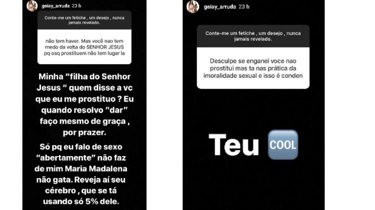 Geisy Arruda responde a perguntas de fãs - Reprodução/Instagram - Reprodução/Instagram
