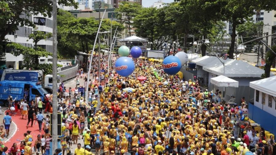 Gilmelândia arrasta multidão logo no começo do terceiro dia de Carnaval em Salvador - Fred Pontes/Divulgacão