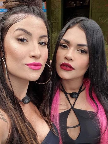 Flayslane e Bianca Andrade fizeram uma live juntas ontem - Reprodução/Instagram
