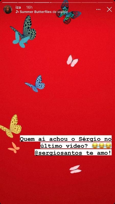 Iza print - Reprodução / Instagram - Reprodução / Instagram