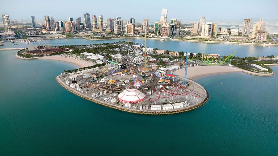 Al Maha Island: ilha de entretenimento inaugurada em novembro no Qatar - Divulgação