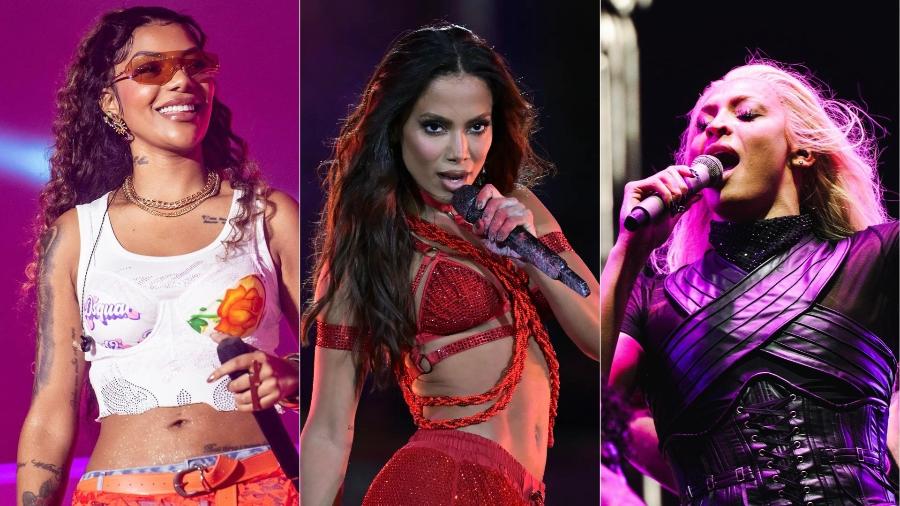 Ludmilla, Anitta e Pabllo Vittar animam festas pagas de Réveillon pelo Rio - Divulgação