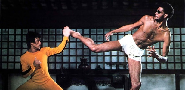 Bruce Lee em cena de "O Jogo da Morte" (1972) - Divulgação