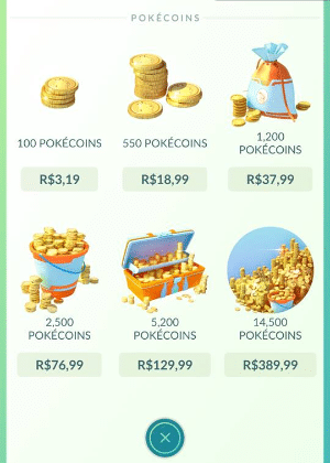 Pokémon Go Loja - Reprodução - Reprodução