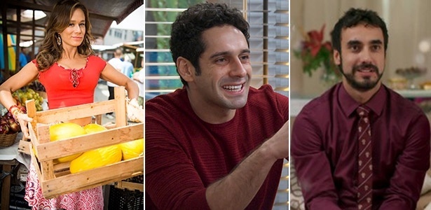 Mariana Ximenes, a Tancinha; João Baldasserini, o Beto; e Gabriel Godoy, o Leo - Divulgação/TV Globo - Divulgação/TV Globo