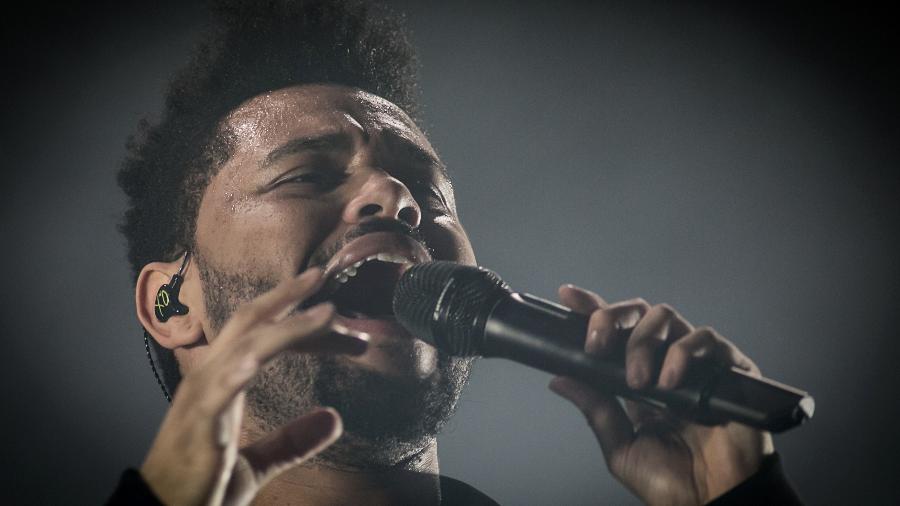 O canadense The Weeknd no Lollapalooza Brasil, em março - Bruno Santos/UOL