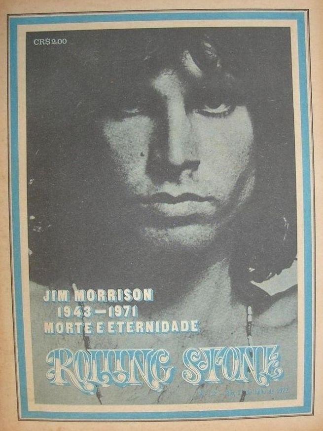 O vocalista Jim Morrison, dos Doors, também foi capa da revista - Reprodução