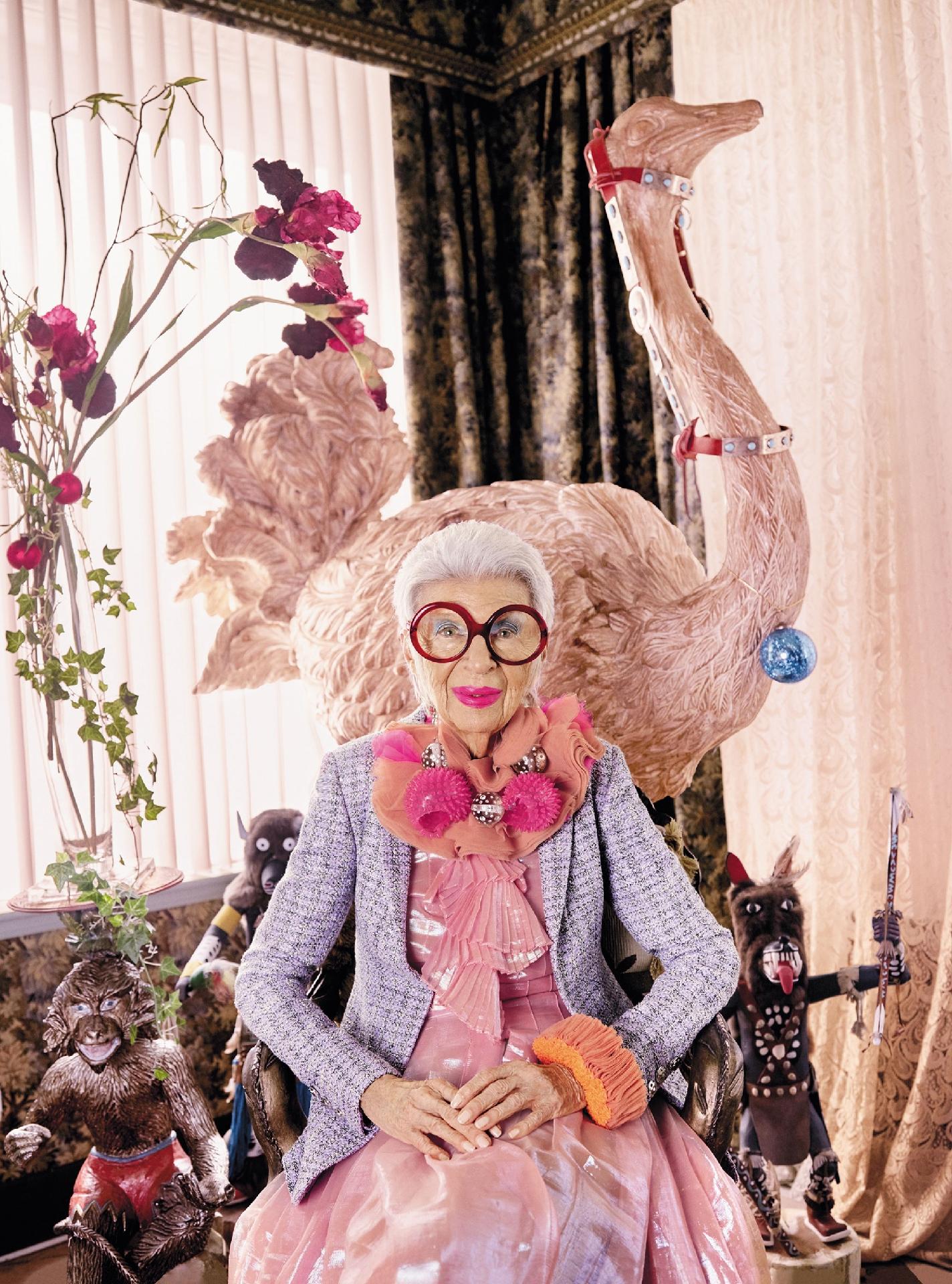 A empresária e ícone fashion Iris Apfel - Divulgação