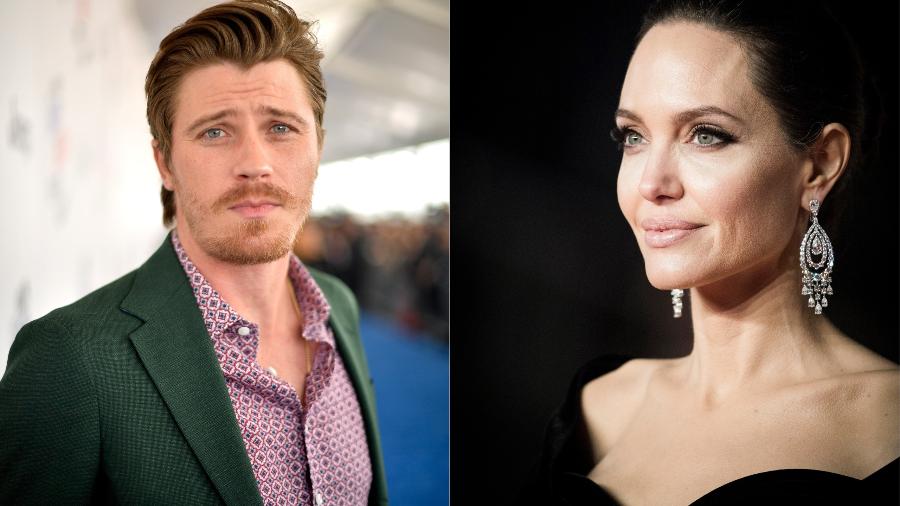 O ator Garrett Hedlund e a atriz Angelina Jolie - Getty Images
