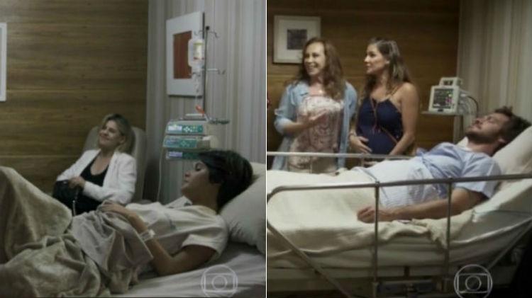Hospital de Segundo Sol e O Outro Lado do Paraíso - Reprodução/Globo