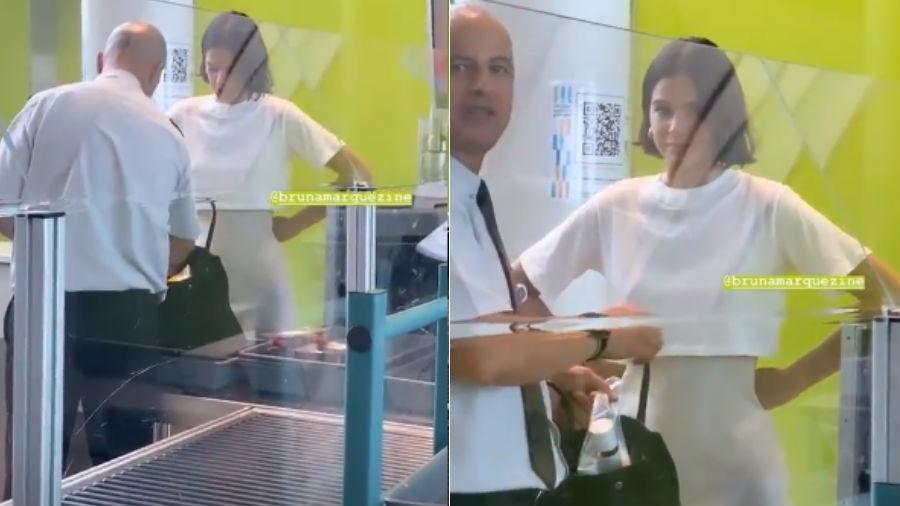 Bruna Marquezine é parada pela polícia em aeroporto - Reprodução/Instagram