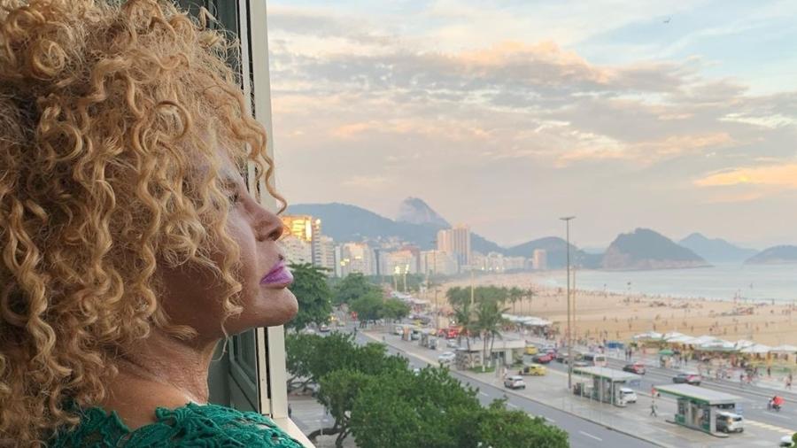 Elza Soares está em quarentena no Rio de Janeiro - Reprodução/Instagram