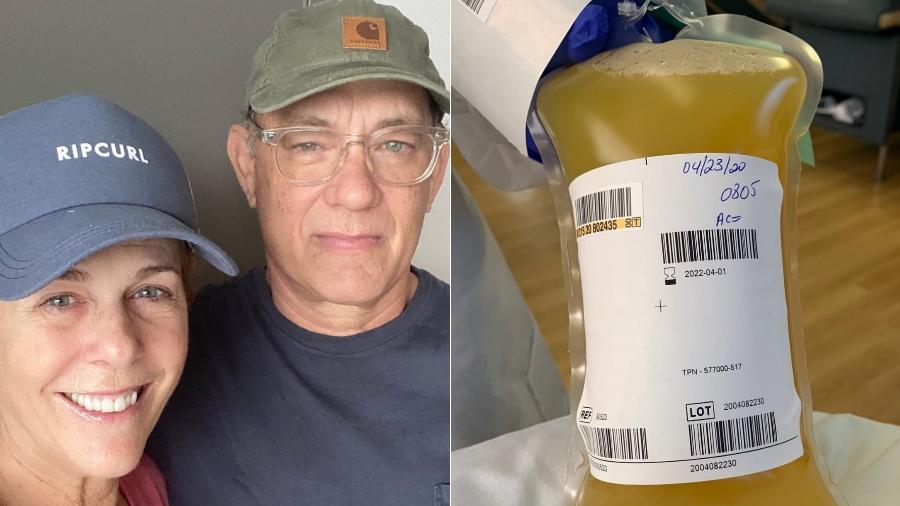 Tom Hanks e a mulher dele, Rita Wilson, foram diagnosticados com coronavírus - Reprodução/Instagram
