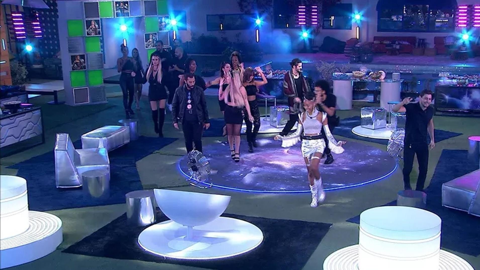 BBB 21: Karol Conká na festa do líder - Reprodução/globoplay