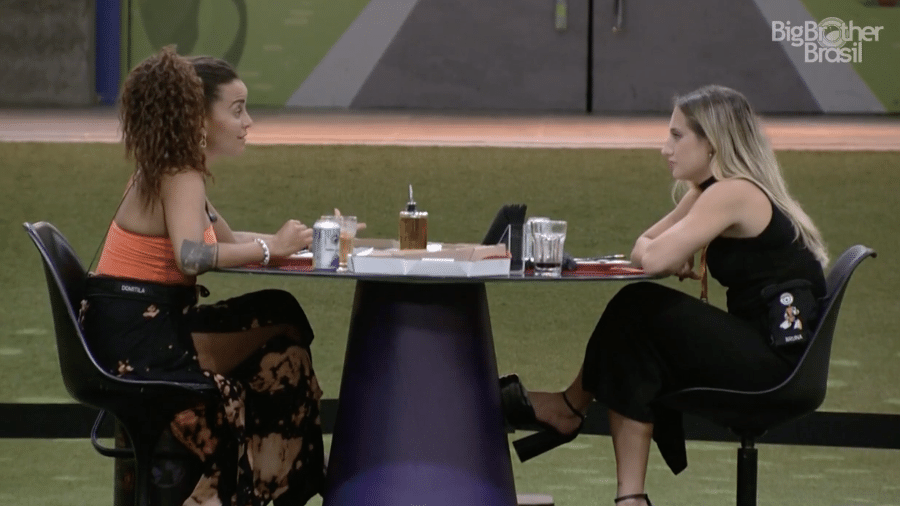 BBB 23: Domitila e Bruna ganham jantar após Jogo da Discórdia - Reprodução/Globoplay