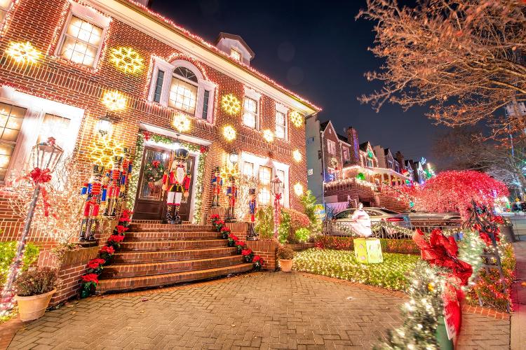 Dyker Heights, no Brooklyn, Nova York, nos EUA