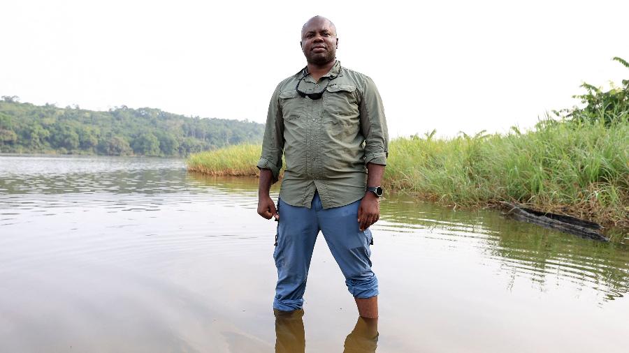 O doutor em biologia marinha Aristide Takoukam Kamla