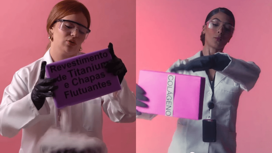 A influenciadora Graciely Junqueira acusou Viih Tube de copiar uma de suas publicidades A influenciadora Graciely Junqueira acusou Viih Tube de copiar uma de suas publicidades