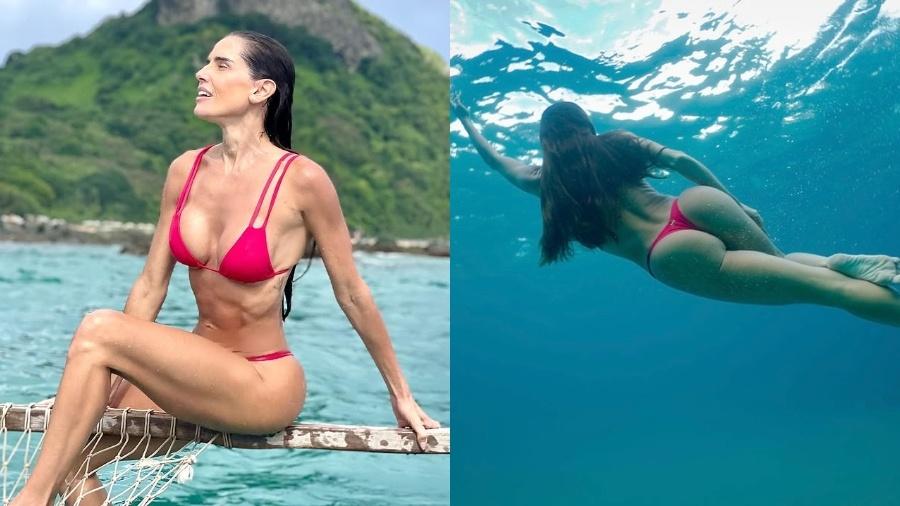 Deborah Secco postou uma série de fotos de biquíni em Fernando de Noronha Deborah Secco postou uma série de fotos de biquíni em Fernando de Noronha