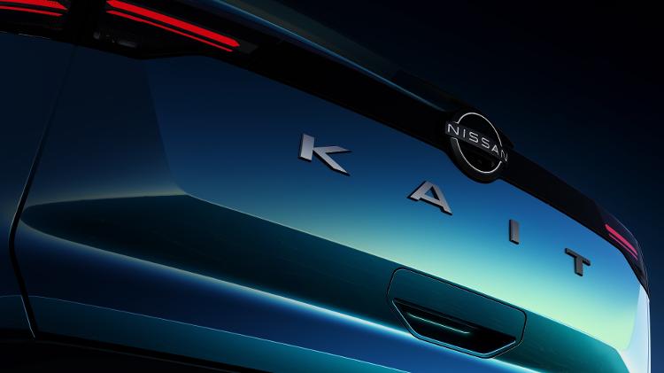 Nissan divulgou apenas um teaser do Kait, novo SUV nacional