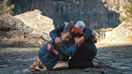 Cena da primeira temporada de "Stranger Things" - Reprodução