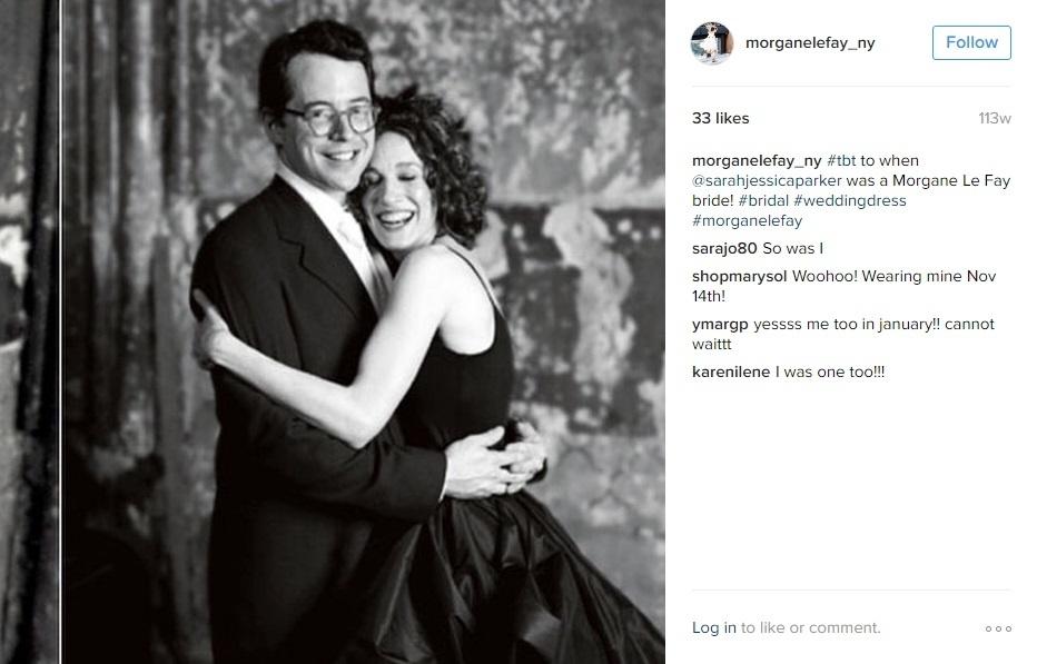 Casamento Sarah Jessica Parker - Reprodução/instagram/@morganelefay_ny