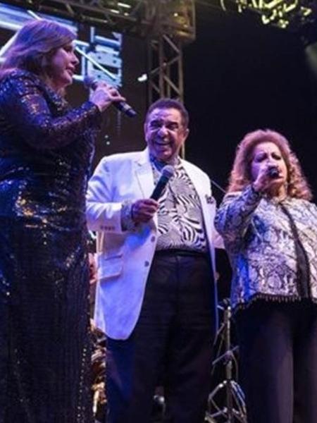 Fafá de Belém, Agnaldo Timóteo e Angela Maria em show durante a Virada Cultural - Rafael Guimarães/BBC Brasil - Rafael Guimarães/BBC Brasil