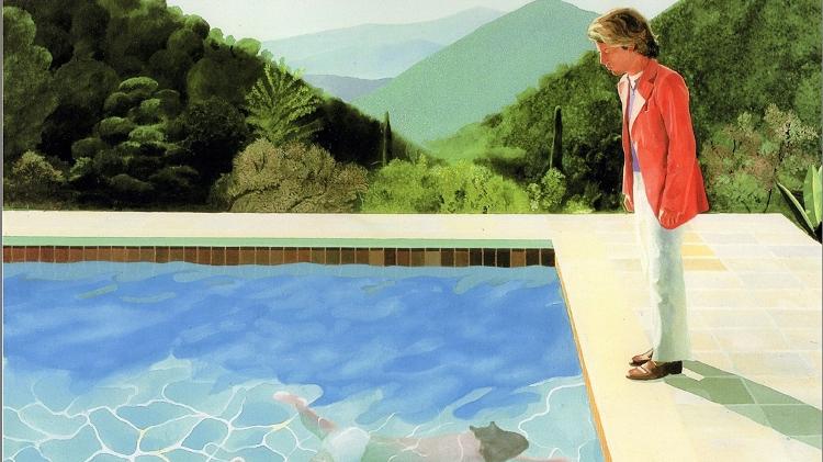 "Retrato de um Artista (Piscina com Duas Figuras)" (1972), de David Hockney - Reprodução - Reprodução