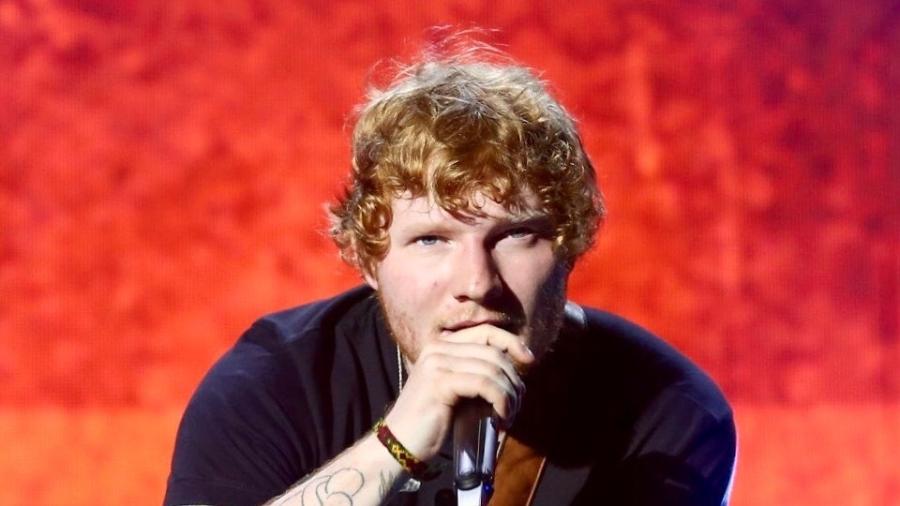 Ed Sheeran durante show no Allianz Parque, em São Paulo, em 2017 - Manuela Scarpa/Brazil News