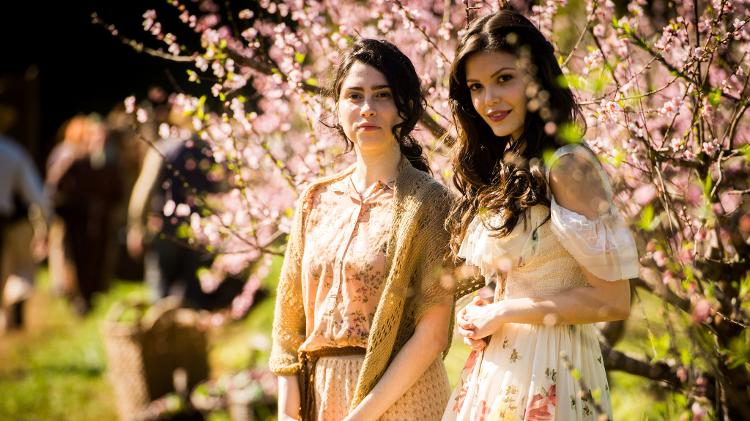 Olívia Torres e Vitória Strada vivem Tereza e Maria Vitória em “Tempo de Amar” - João Miguel Junior / TV Globo - João Miguel Junior / TV Globo