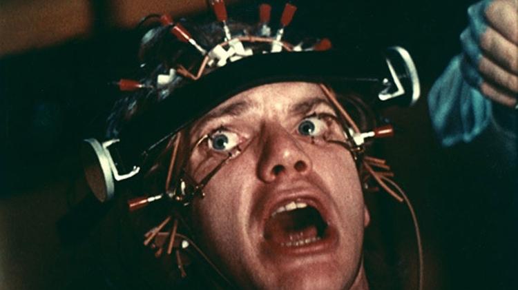 Malcolm McDowell em cena de 'Laranja Mecânica' - Divulgação - Divulgação