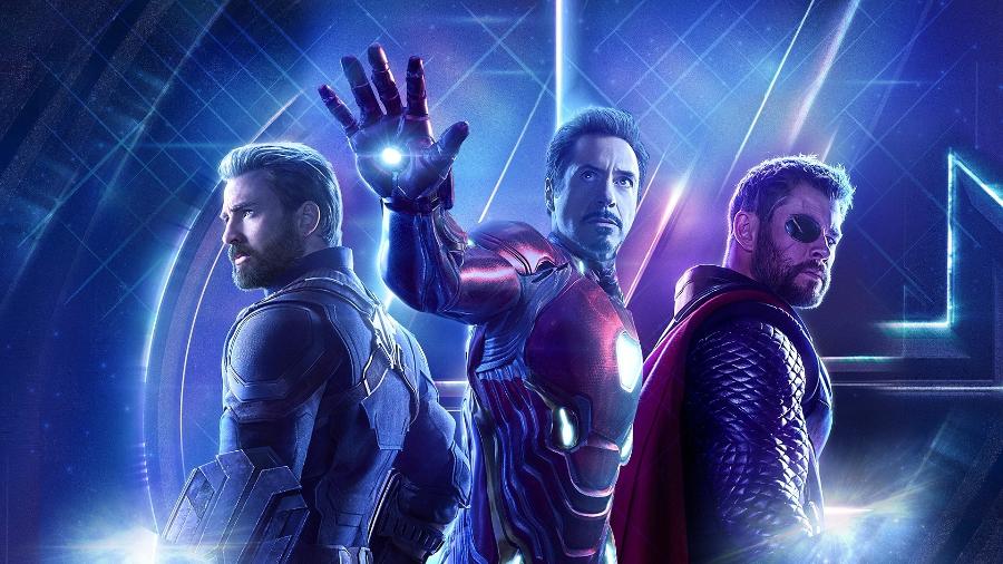 Os Vingadores Capitão América, Homem de Ferro e Thor - Arte UOL
