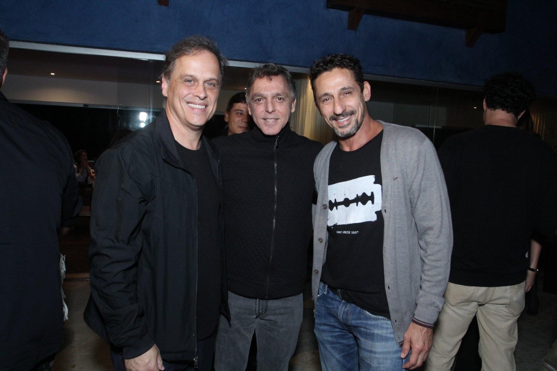 Guilherme Fontes, Guilherme Leme e Tuca Andrada - Marcos Ferreira/Brazil News