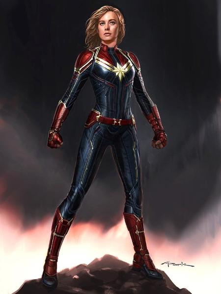 Andy Park fez desenho da "Capitã Marvel" para o estúdio - Reprodução - Reprodução