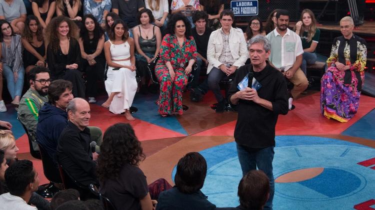 Serginho Groisman homenageia Milton Nascimento no "Altas Horas" - Globo/Marcos Rosa - Globo/Marcos Rosa