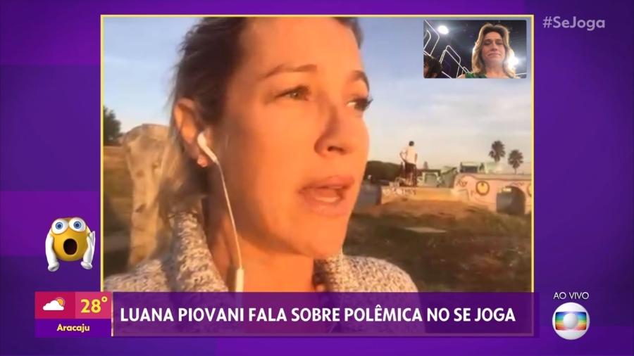Luana Piovani fala com Fernanda Gentil no Se Joga - Reprodução/TV Globo