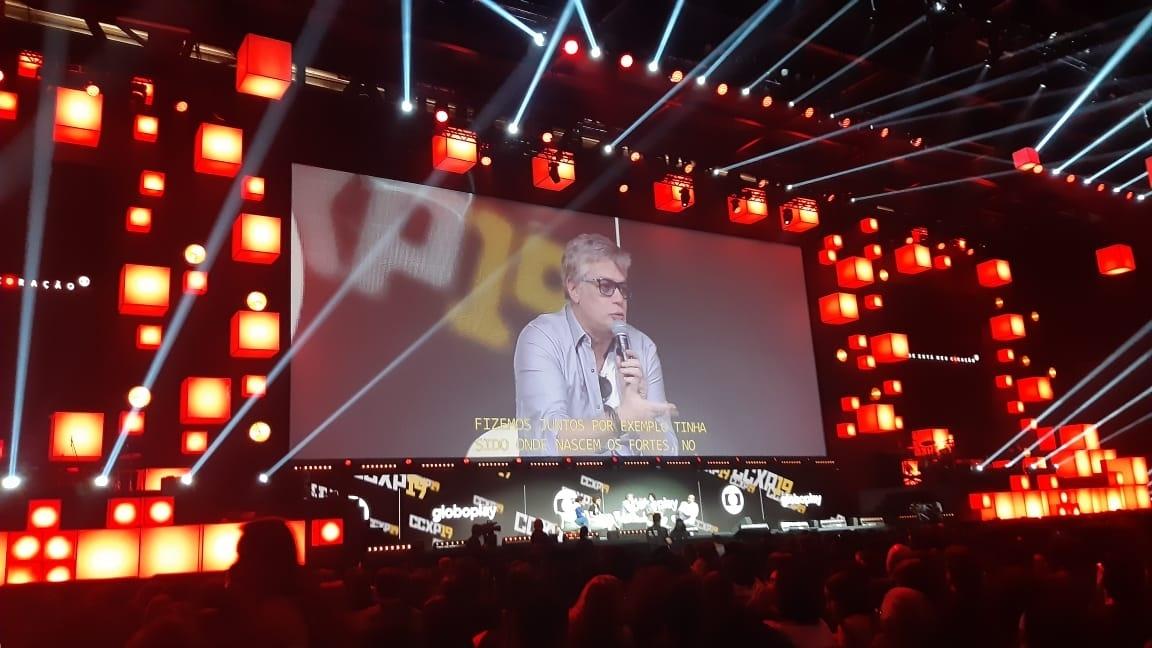 Painel da Globoplay com Fábio Assunção - Leonardo Rodrigues/UOL