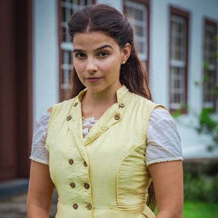 Gabriela Medvedovski é Pilar na novela "Nos Tempos do Imperador" - Paulo Belote/Globo - Paulo Belote/Globo